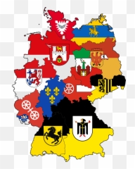 German Clipart Flag Pole - Flags Of Historic States Emoji