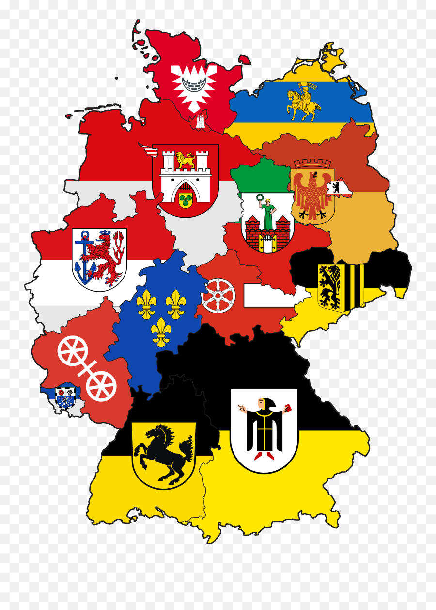 German Clipart Flag Pole German Flag - Flags Of Historic German States Emoji,Bavarian Flag Emoji