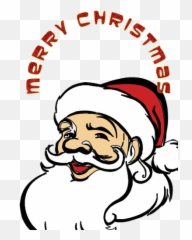 Smiling Santa Vector Image - Claus Emoji