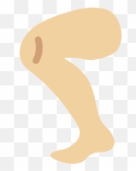 Leg Emoji With Medium - Twitter Leg Emoji,Leg Emoji