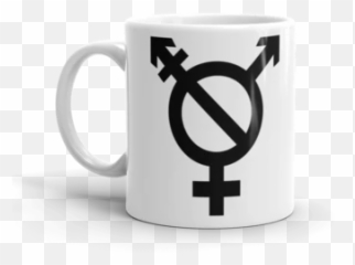 Funny Joke Mug Gifts - Trans Symbols Emoji