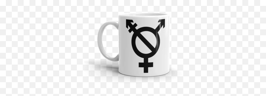 Funny Joke Mug Gifts - Trans Symbols Emoji,Pansexual Symbol Emoji