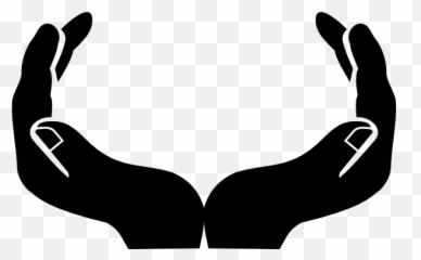Open Praying Hands Clipart - Emoji