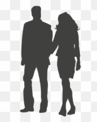 Holding Png And Vectors For Free - Couple Walking Hands Silhouette Emoji