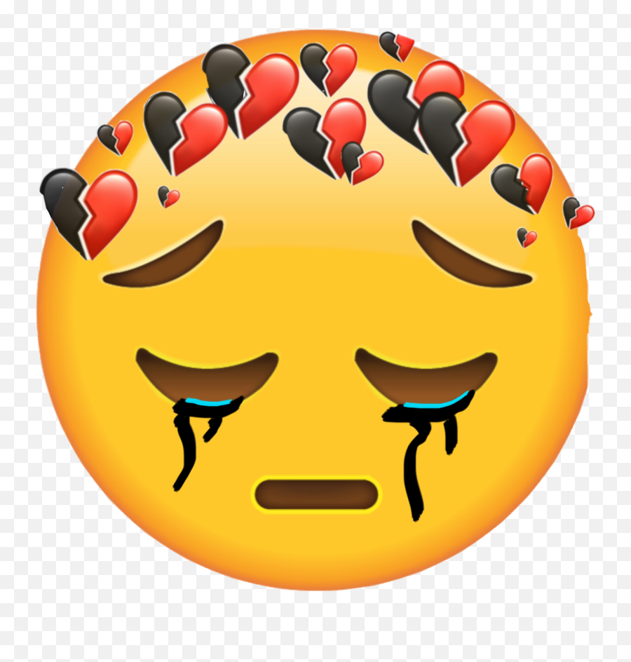 Oof Emoji Sad Love Heartbreak Oof - Broken Heart Crown Png,Oof Emoji