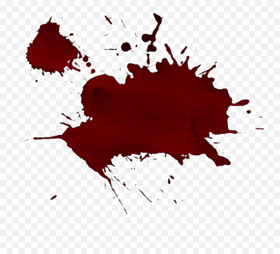 Red Bloodsplatter Redpaint Splat Paint - Graphic Design Emoji,Splat Emoji