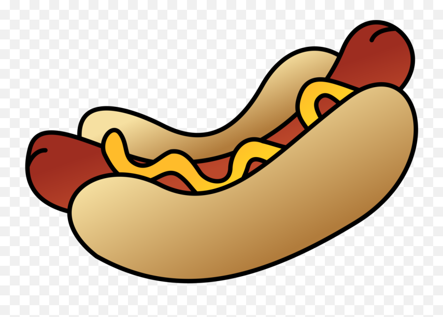 Hotdog Clipart Svg Hotdog Svg - Hotdog Clipart Emoji,Hot Dog Emoji Png