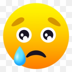 Emoji Sad Face In Tears To - Openmoji Cat Cry Emoji,Mouth Drooling Emoji