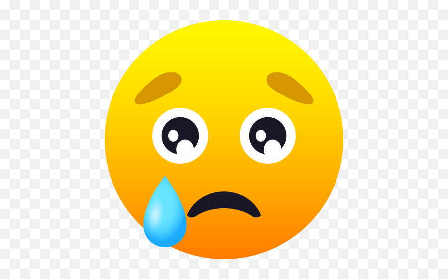 Emoji Sad Face In Tears To - Openmoji Cat Cry Emoji,Mouth Drooling Emoji