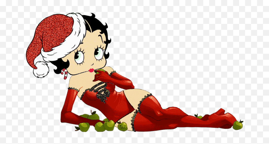 Betty Boop Boop Betty Boop - Betty Boop Christmas Emoji,Pouty Lips Emoji