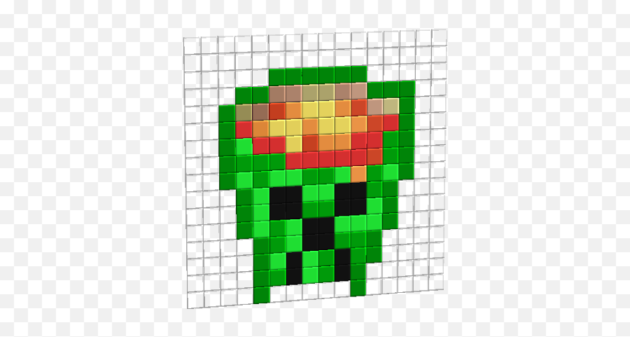 Creeper - Super Mario Bros Coin Pixel Art Emoji,Creeper Emoji