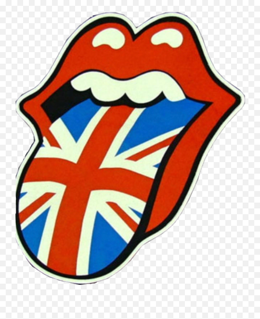 Sticker By Aesthetic Wallpapers - Rolling Stones British Tongue Logo Emoji,England Emoji