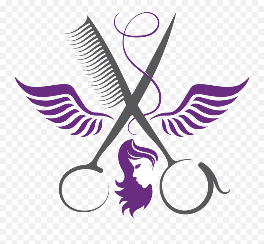 Scissors And Comb Logo Png U0026 Free Scissors And Comb Logopng - Logo Scissors And Comb Png Emoji,Comb Emoji