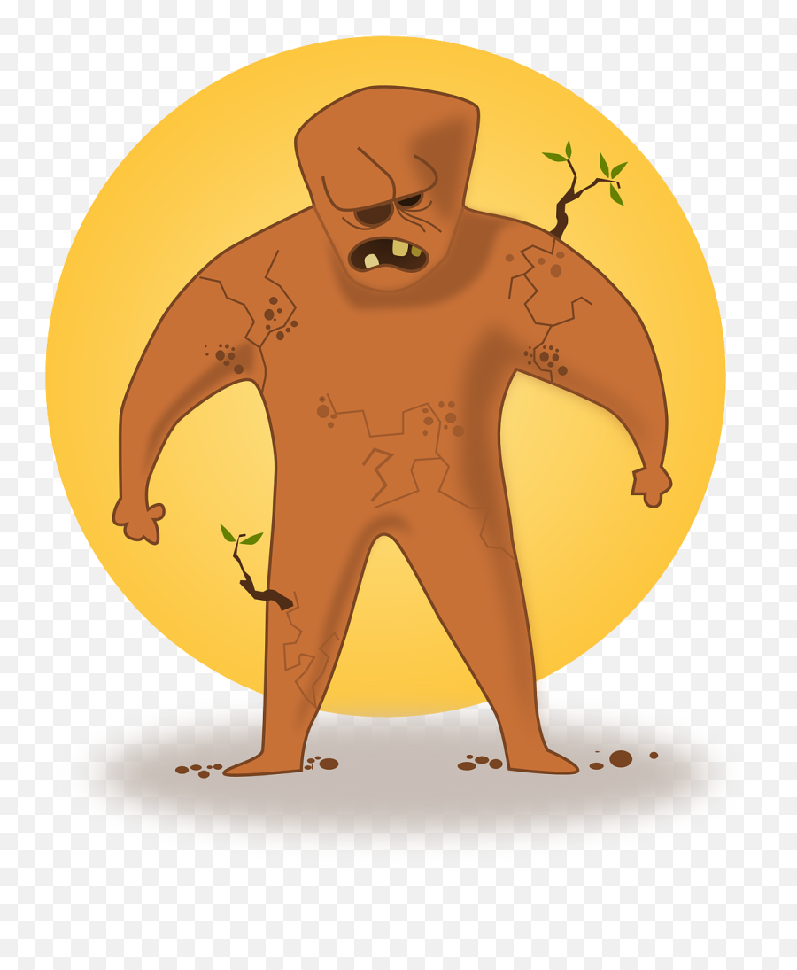 Brown Earth Plant Super Hero - Super Herói Da Terra Emoji,Brown Thumbs Up Emoji