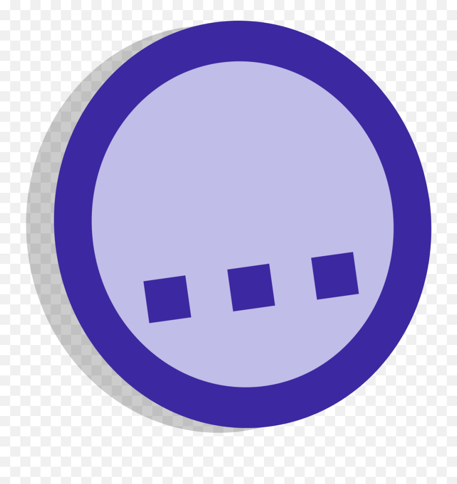 Symbol Dot Dot Dot Violet - Wikimedia Foundation Emoji,Metal Emoticon