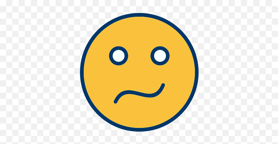 Confused Emoticon Smiley Face Images - Smiley Mute Png Emoji,Smiley Emoticon