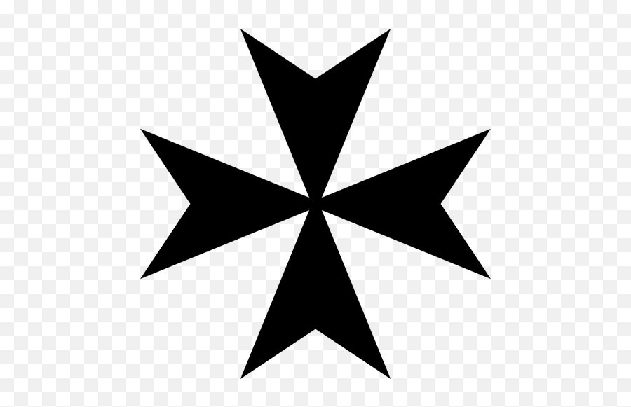 Vector Image Of Maltese Cross - St John Maltese Cross Emoji,Inverted Cross Emoji