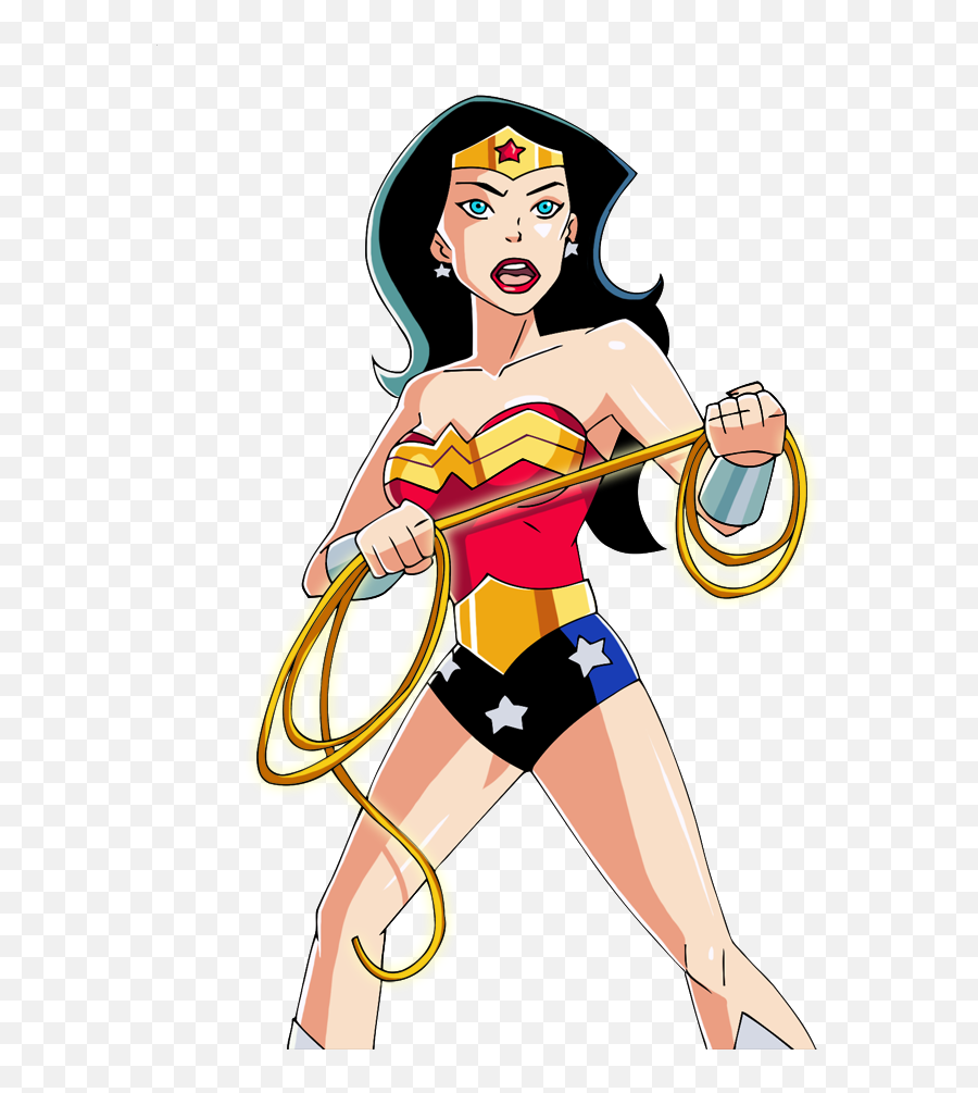 Woman Cartoon Transparent Png Clipart - Wonder Woman Images Cartoons Emoji,Wonder Woman Emoticon