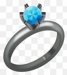 Diamond Ring Emoji - Diamond Ring Emoji Png,Diamond Emoji