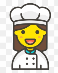 Chef Woman Emoji Transparent Png Image - Hat
