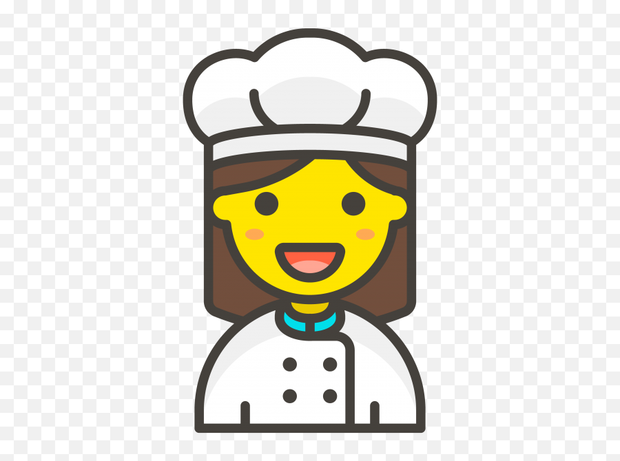 Chef Woman Emoji Transparent Png Image - Emoji Transparent Chef Hat,Emoji Chef