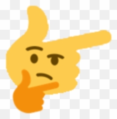 Just Dumping All My Thinking Emoji Memes - Thinking Emoji Face On Hand,Joy Emoji Meme