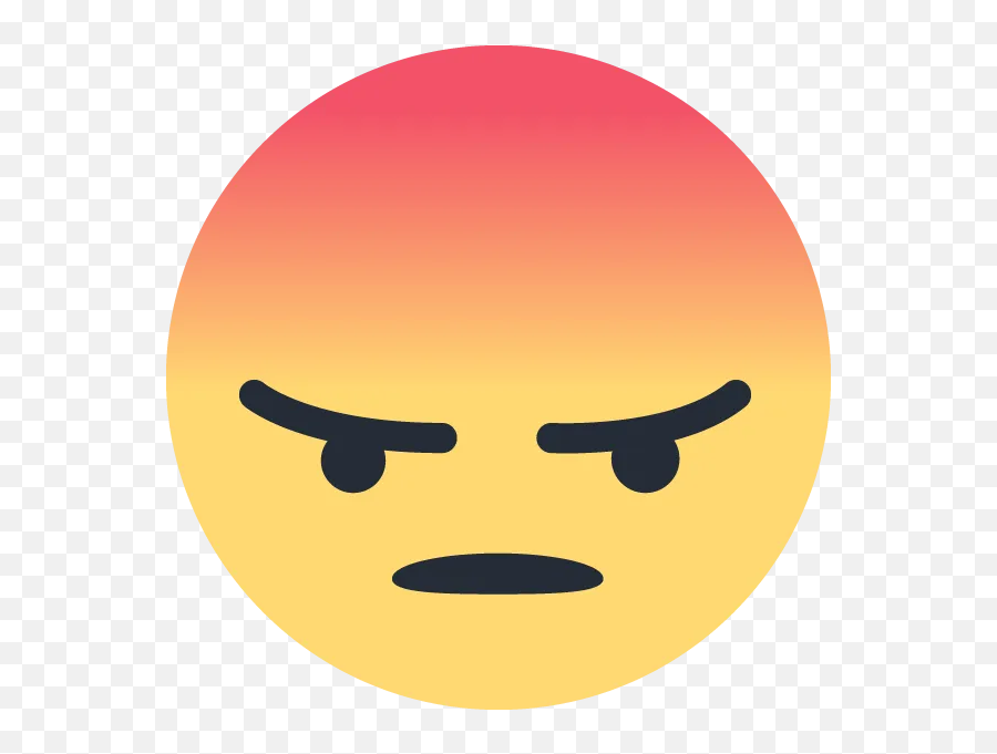 Facebook Angry - Facebook Angry Emoji Png,Emoticon Chart