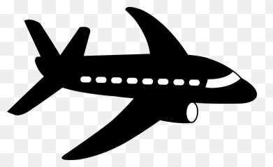Free Airplane Clip Art Spamcoloringpages - Black Clipart Emoji
