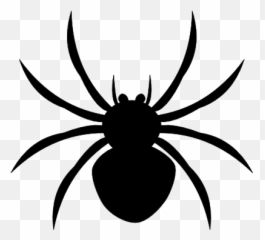 Simple Spider Clipart - Halloween Emoji
