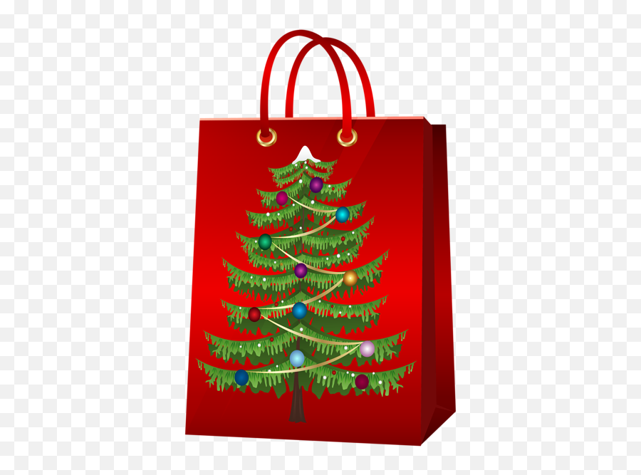 Christmas Gift Bag Clipart - Christmas Present Clipart Gift Bag Emoji,Emoji Gift Bags