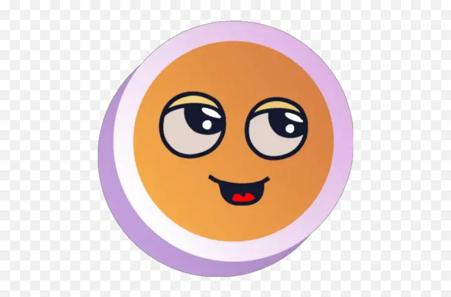 Emoji Cute Stickers For Whatsapp - Circle,Emoji Phone Stickers