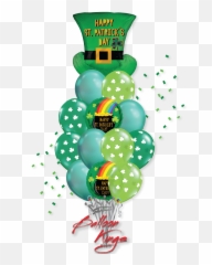St Patricks Day Top Hat Large Bouquet - Balloon Emoji,Top Hat Emoji