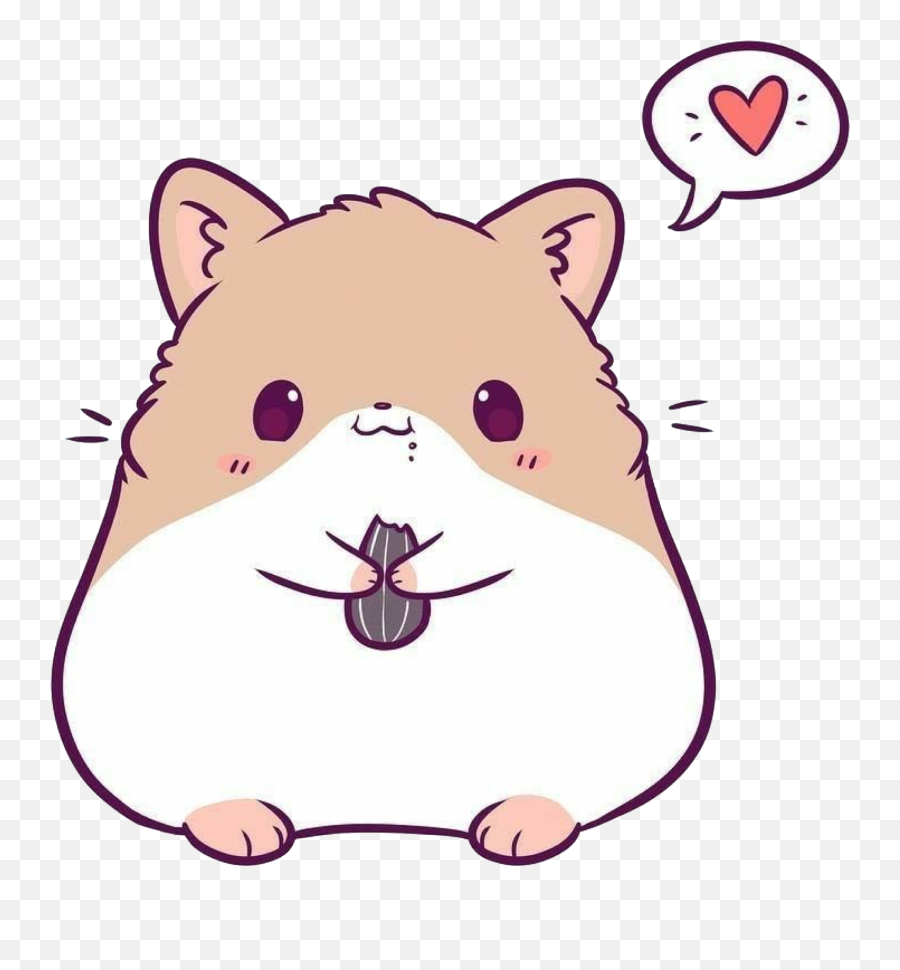 This Is An Adorable Guinea Pig Drawn - Guinea Pig Emoji,Guinea Pig Emoji
