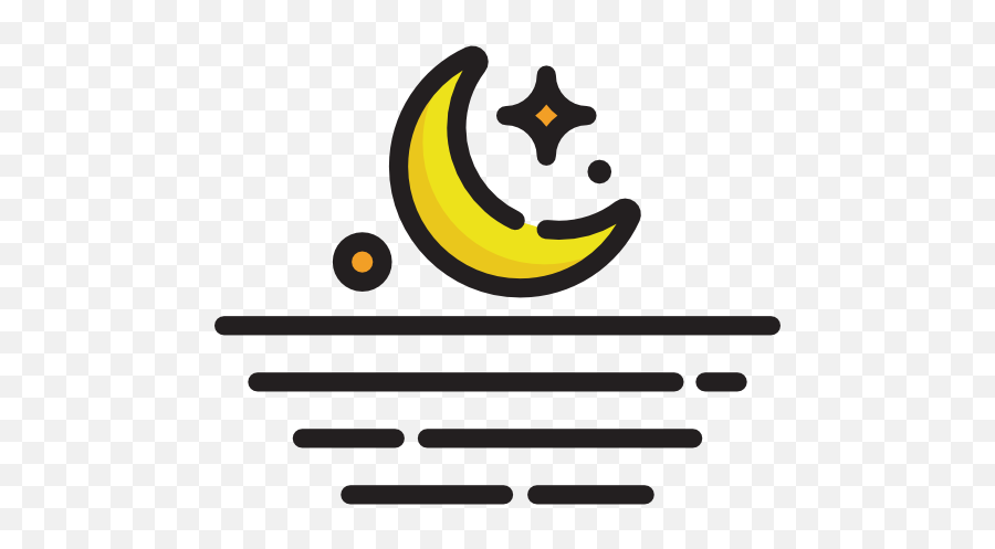 Moon - Free Nature Icons Clip Art Emoji,Crescent Moon Emoticon