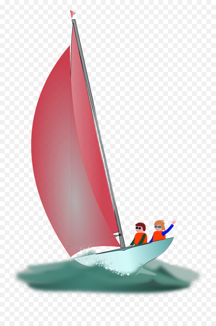 Sailing Sailboat - Wind Boat Png Emoji,Sailboat Emoji