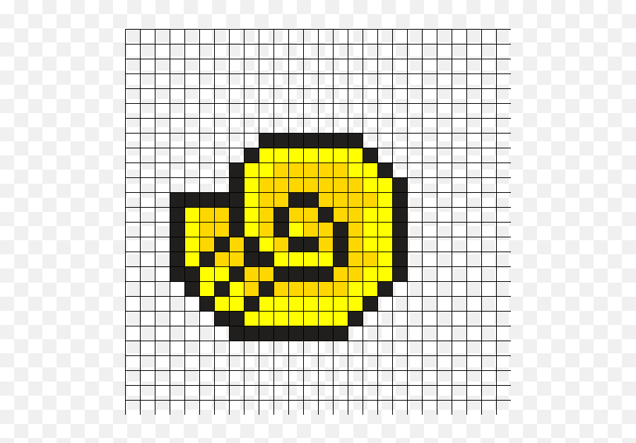 Kandi Patterns - Easy Minecraft Pixel Art Emoji,Undecided Emoji