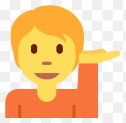 Person Tipping Hand Emoji Clipart - Imágenes De Personas Sordas Animadas,Sassy Woman Emoji