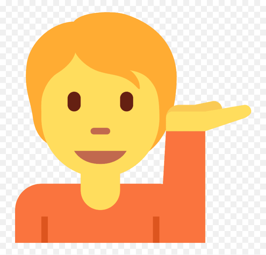 Person Tipping Hand Emoji Clipart - Imágenes De Personas Sordas Animadas,Sassy Woman Emoji