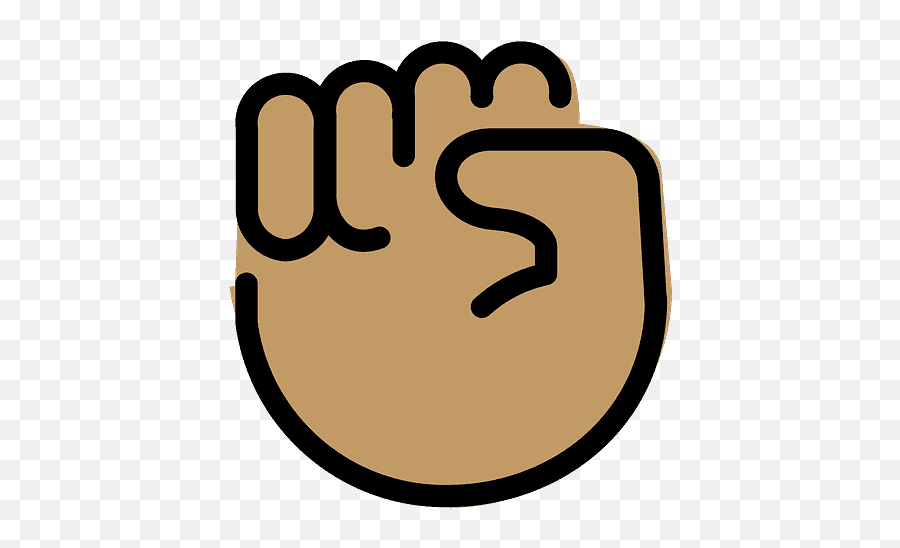 Raised Fist Emoji Clipart Free Download Transparent Png - Poing Levé De Couleur Smylei,Left Handed Emoji