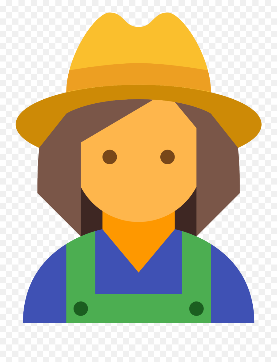 Farmer Clip Art Png Images Character - Vector Farmer Png Emoji,Ping Sock Emoji