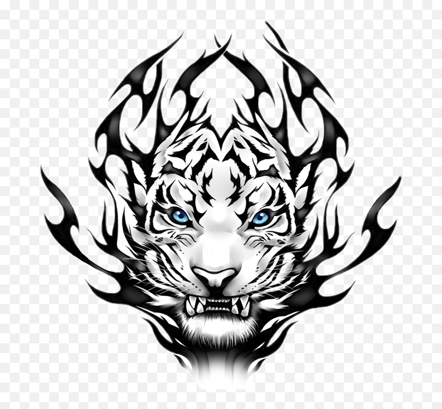 Tatuajes Tumblr Png - Tigre Sticker Tiger Tattoo Png Logo Tiger Png Hd Emoji,Emoji Tattoo Gun