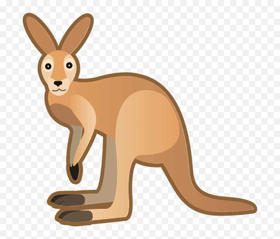 Kangaroo Emoji Clipart - Kangaroo Emoji,Buffalo Emoji