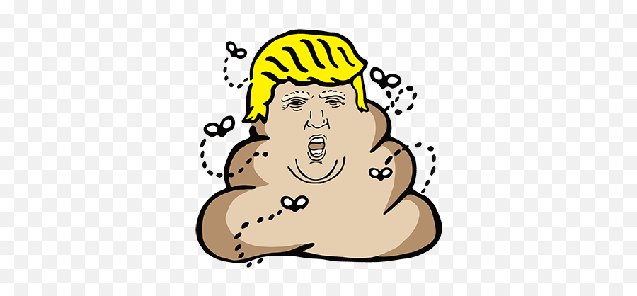 Transparent Background Red Poop Emoji - Donald Trump As A Poop,Nibba Emoji