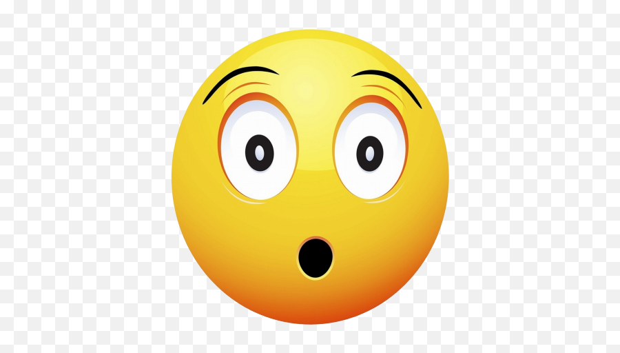 Shocked Emoji Png - Pngforfree Happy,Startled Emoji