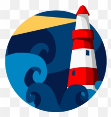 Lighthouse Wall Sticker - Dessin Un Phare Emoji