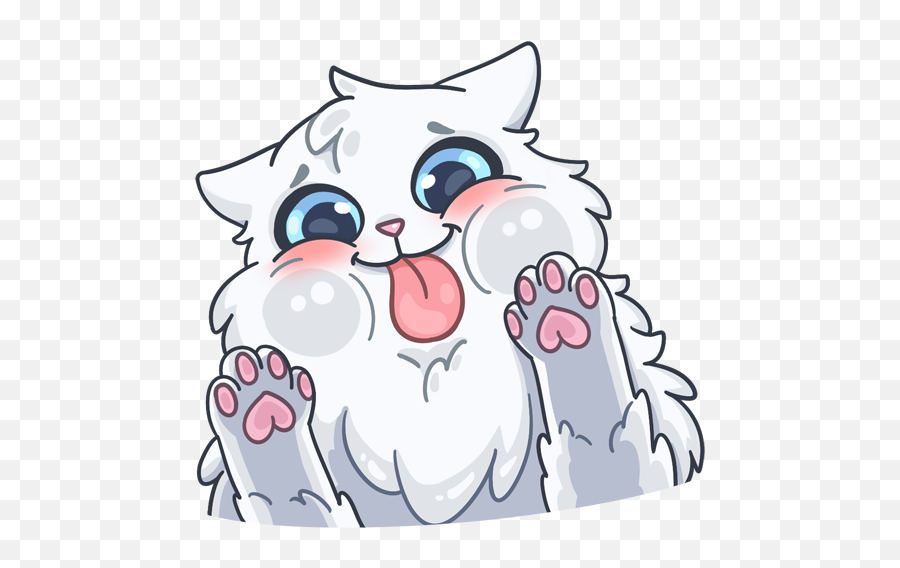 Snowball Cat Stickers Emoji,Snowball Emoji