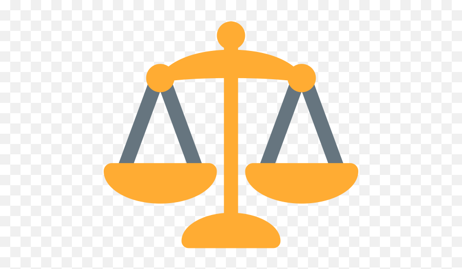 Balance Scale Emoji Meaning With Pictures - Justice Emoji,Nut Emoji