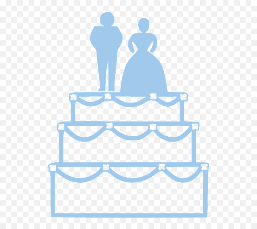 Free Layered Cake Cake Images - Simple Wedding Cake Clipart Png Emoji,Unicorn Emoji Cake