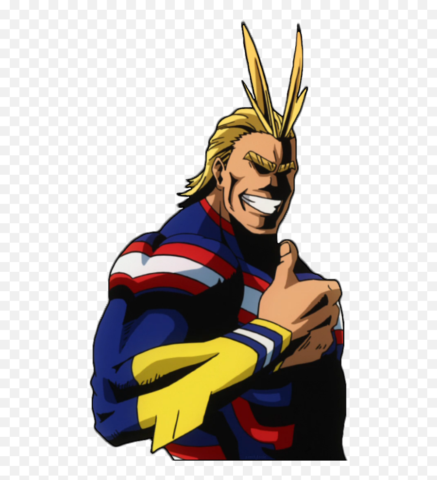 Might Free Transparent All Might - All Might Thumbs Up Emoji,All Might Emoji