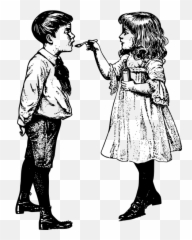 Vector Image Of Girl Gives Cough - Drawing Syrup Cartoon Emoji